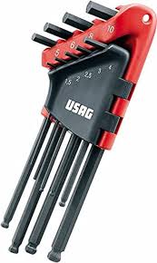 USAG 280084 Långa Insexnycklar 9-serie