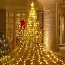 Vattentät Julgransbelysning med Stjärnor – 198 Lysdioder och 8 Lägen