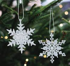 36 Snöflingor i Plast - Julgranspynt & Dekoration