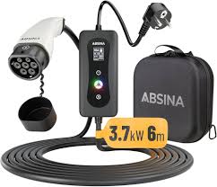 ABSINA Typ 2 Laddningskabel Schuko 3