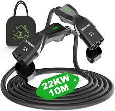 EIDYBOX Typ 2 Laddkabel för Elbil 22 kW