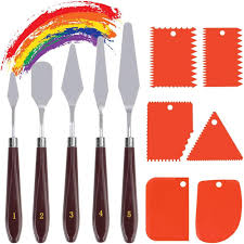 FENGQ 11-delars Palettkniv Set för Målning