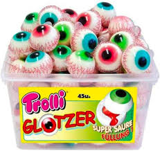 Pop Eye - Fyllda Ögon Halloween - TROLLI 45 Enheter