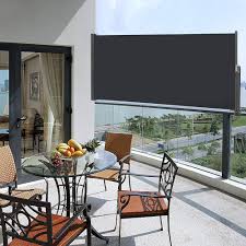 NAIZY Utdragbart Insynsskydd 140 x 300 cm för Balkong