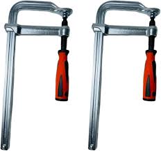 2 st Helstål Skruvklämmor 80x160 mm