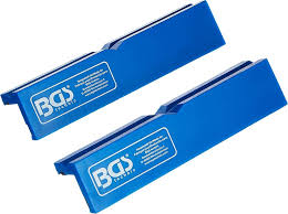 Skruvstycke-Skyddsbackar i Plast 125 mm - 2 Delar