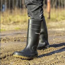 Högert Technik Ht5k630-43 Skyddsstövlar, Svart, 43 EU