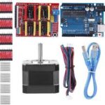 Wacent CNC Shield Controller-kit för Arduino med Stegmotorer