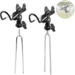 DBREAKS Rostfria Fiskespöhållare - 2 Pack