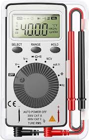 Digital multimeter och strömmätare med voltmeter