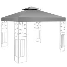 PPLONG-GE Vattentätt Paviljongtak 3x3 m