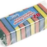 Duzzit Flerfärgade Tvättsvampar - 20-pack