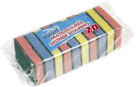 Duzzit Flerfärgade Tvättsvampar - 20-pack