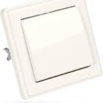 Vit Infälld Växelströmbrytare 250 V