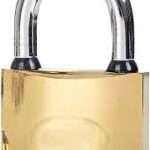 Robust Hänglås med 3 Nycklar