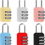 Spindel Gym Hänglås - 6 Stycken Kombinationslås