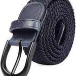 Elastiska Flätade Bälten för Män