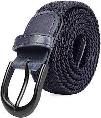 Elastiska Flätade Bälten för Män