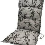 Set med hög ryggdynor för trädgårdsstolar - 4 st