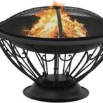 XXL Eldstad i Stål med Poker 75 cm