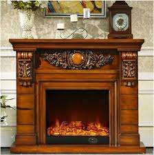 3D Elektrisk Eldstad med Ljus Simulation