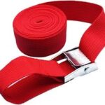 Starka Spännband 6m x 25mm - Röd Fästrem