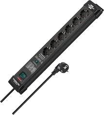 Brennenstuhl Premium-Line 6-vägs grenuttag med överspänningsskydd