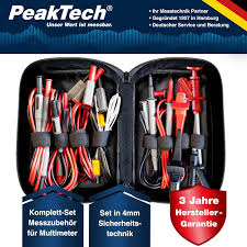 PeakTech P 8200 Mättillbehörssats - 14 Flerfärgade Delar