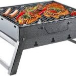 Bärbar Hopfällbar Kolgrill för BBQ