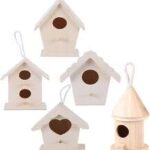 5-Pack Målarfågelhus Kit för Utomhus
