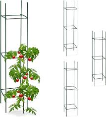 Relaxdays Växtstöd för Blommor och Nyttoväxter - 4-pack