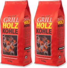 Premium Träkol 20 kg - 100% Tyskt Grillkol