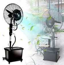 Kraftig Industriell Dimfläkt med Oscillation och Vattentank