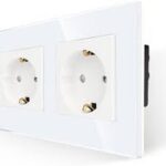 Dubbeluttag Schuko 16A med skydd