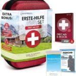 URBAN MEDICAL Första Hjälpen Kit - Nödfilt & Regnponcho för Resor