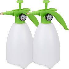 2 st. Justerbara Trycksprutor med Manometer - 2L