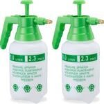 2-pack Justerbara Trycksprutor med Mässingsmunstycke - 1L Pumpsprayflaskor